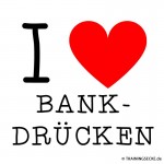 Wie Du Schulterprobleme beim Bankdrücken ein für alle Mal eliminierst Ich Liebe Bankdrücken Schriftzug und Logo